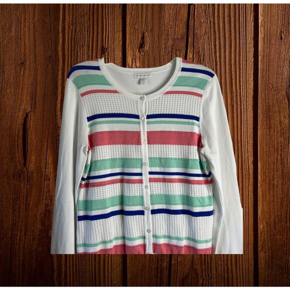 80s Vintage Charter Club knit sweater - Picture 3 of 6